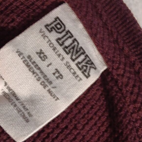 Pink Victoria's Secret Thermal Sleepwear Top - Picture 5 of 6